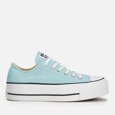 Converse Women's Chuck Taylor All Star Lift Ox Trainers - Ocean Bliss/White/Black