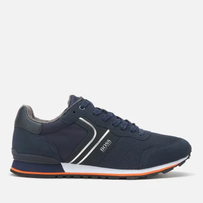 BOSS Men's Parkour Running Style Trainers - Navy