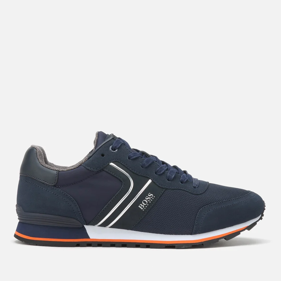 BOSS Men's Parkour Running Style Trainers - Navy Image 1