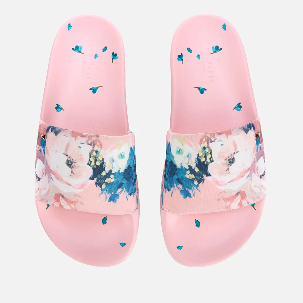 Ted Baker Women's Avelini Floral Slide Sandals - Light Pink Image 1