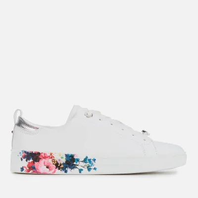 Ted Baker Women's Roully Leather Low Top Trainers - White
