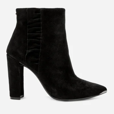 Ted Baker Women's Frillis Suede Heeled Ankle Boots - Black