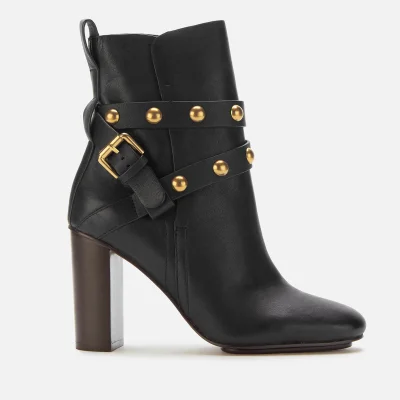 See By Chloé Women's Leather High Heeled Boots - Nero