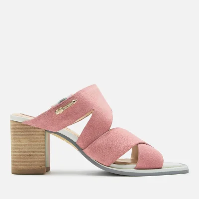 Ted Baker Women's Airica Suede Heeled Mules - Pink