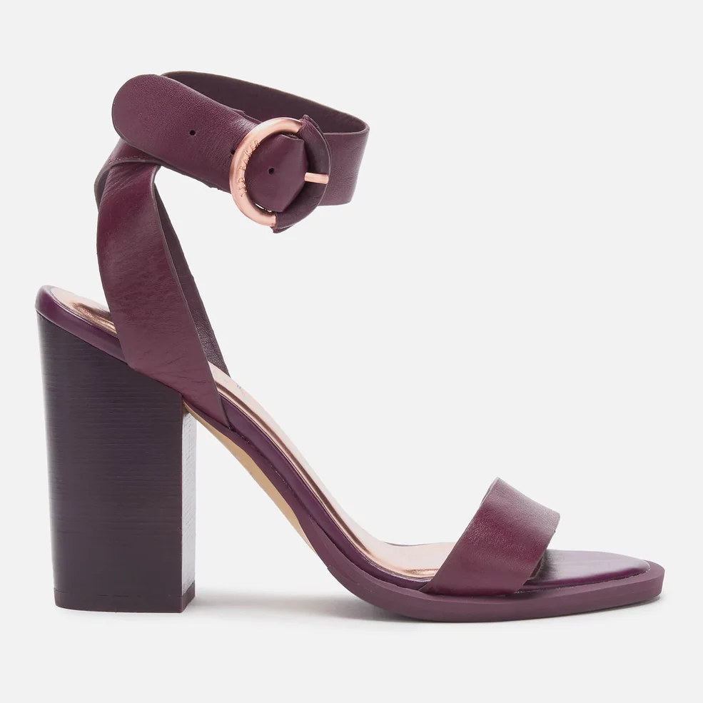 Ted Baker Women's Betciy Block Heeled Sandals - Purple Image 1