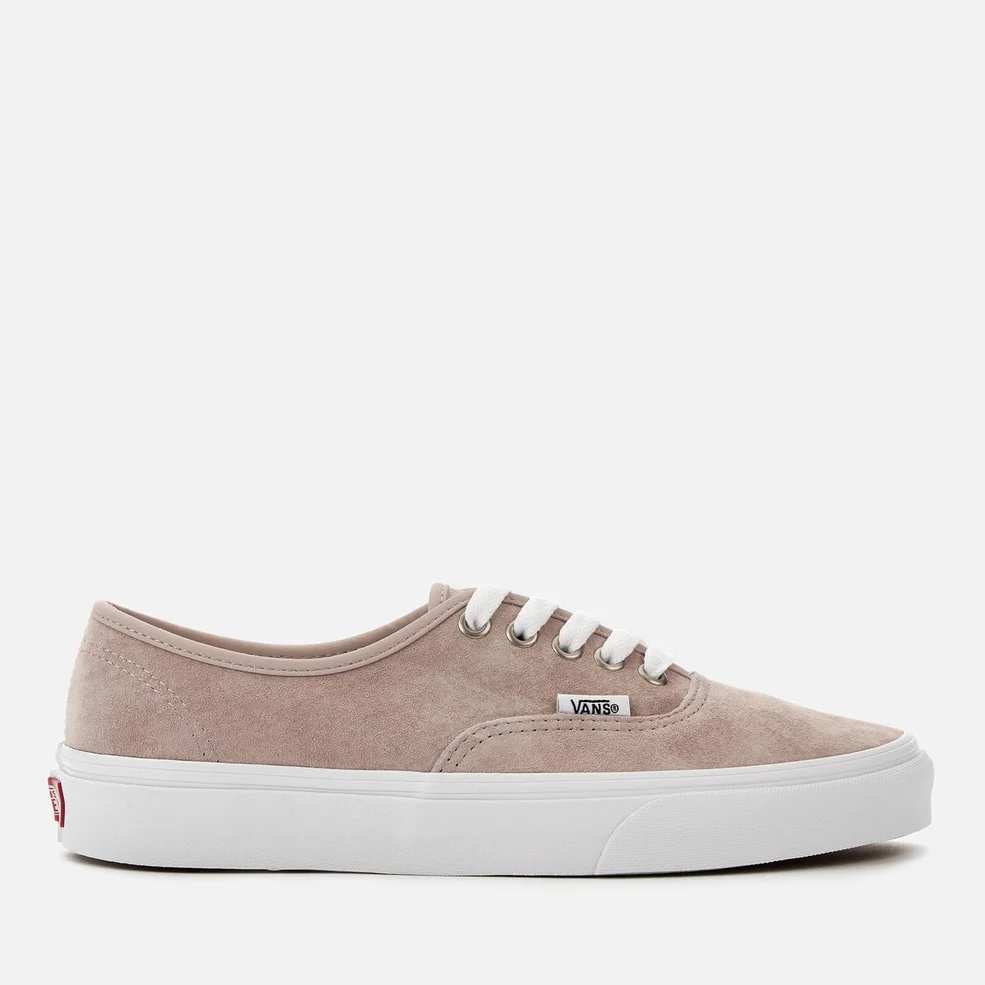Vans Women's Authentic Suede Trainers - Shadow Grey/True White Image 1