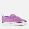Vans Toddlers' Authentic Elastic Lace Glitter Trainers - Fairy Wren/True White - Image 1