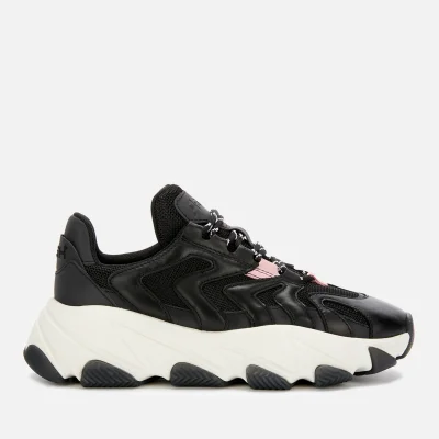 Ash Women's Extreme Chunky Running Style Trainers - Black/Black/Orchid