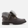 Barbour Women's Hamsterly Roll Top Waterproof Lace Up Boots - Graphite - Image 1