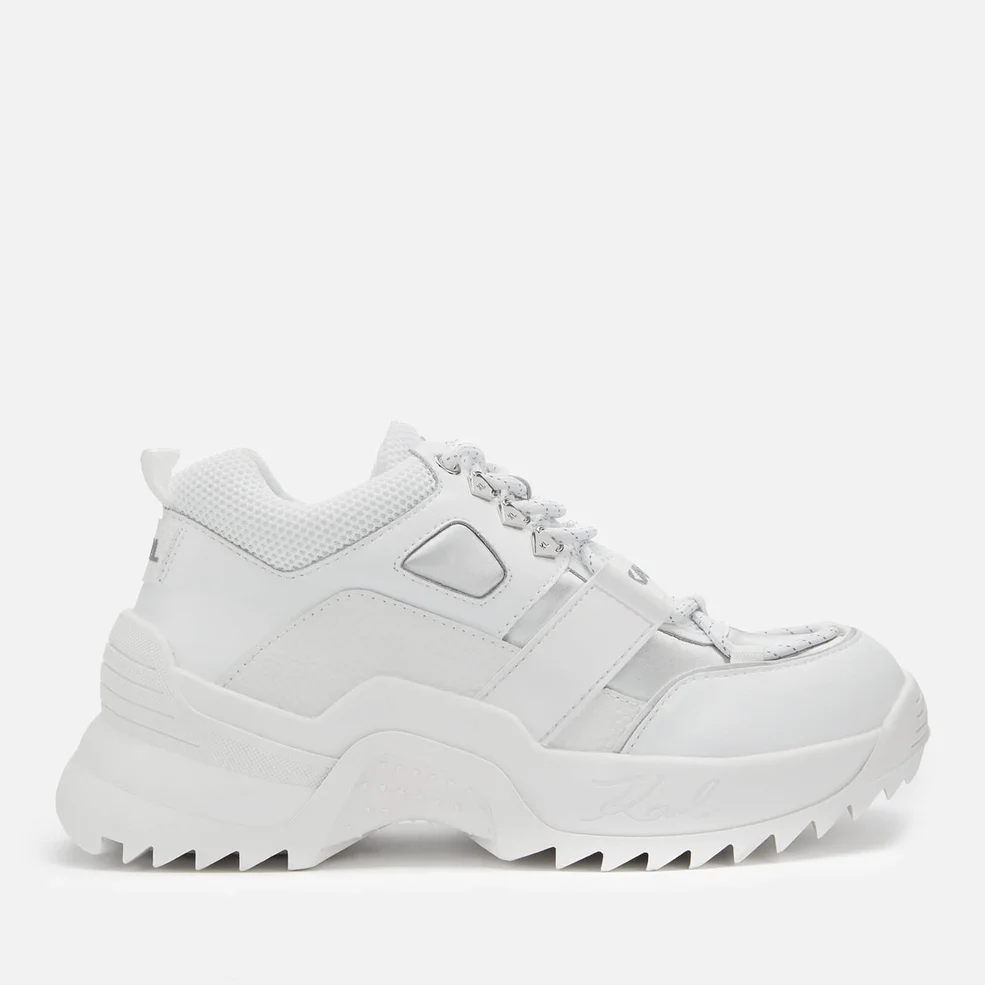 Karl Lagerfeld Women's Quest Hiker Chunky Runner Style Trainers - White Image 1