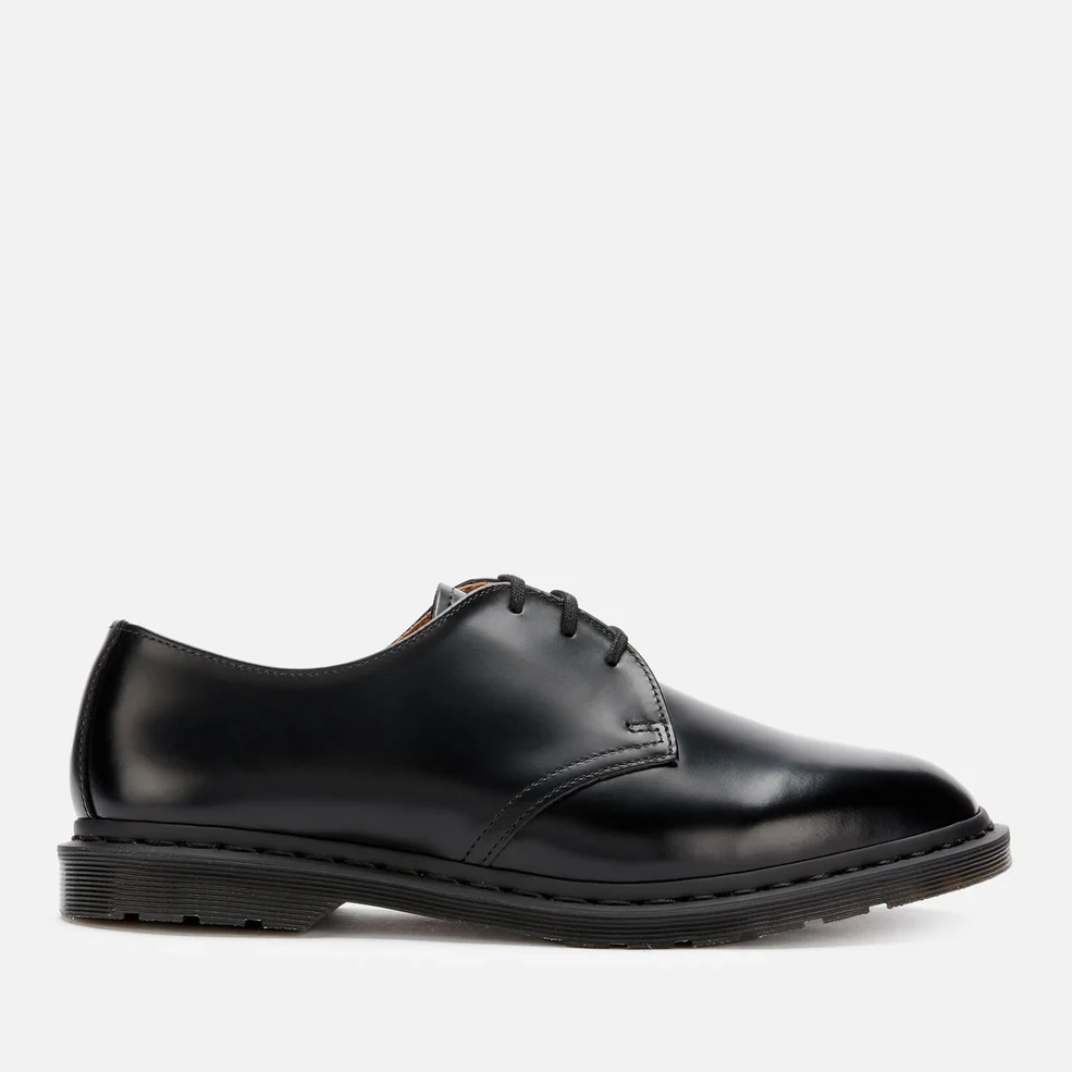 Dr. Martens Men's Archie II Polished Smooth Leather Derby Shoes - Black Image 1
