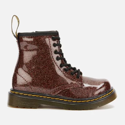 Dr. Martens Toddler's 1460 Glitter Lace-Up Boots - Rose Brown
