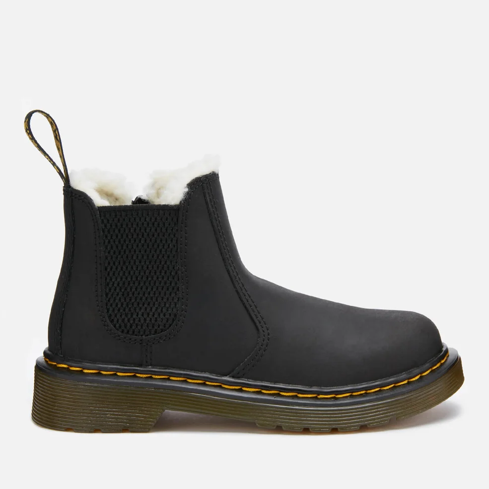 Dr. Martens Kid's 2976 Leonore Warm Lining Chelsea Boots - Black Image 1