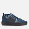 Android Homme Men's Propulsion Mid Trainers - Navy Camo Suede - Image 1