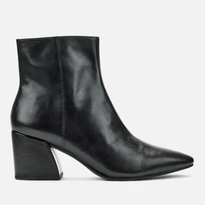 Vagabond Women's Olivia Leather Heeled Ankle Boots - Black