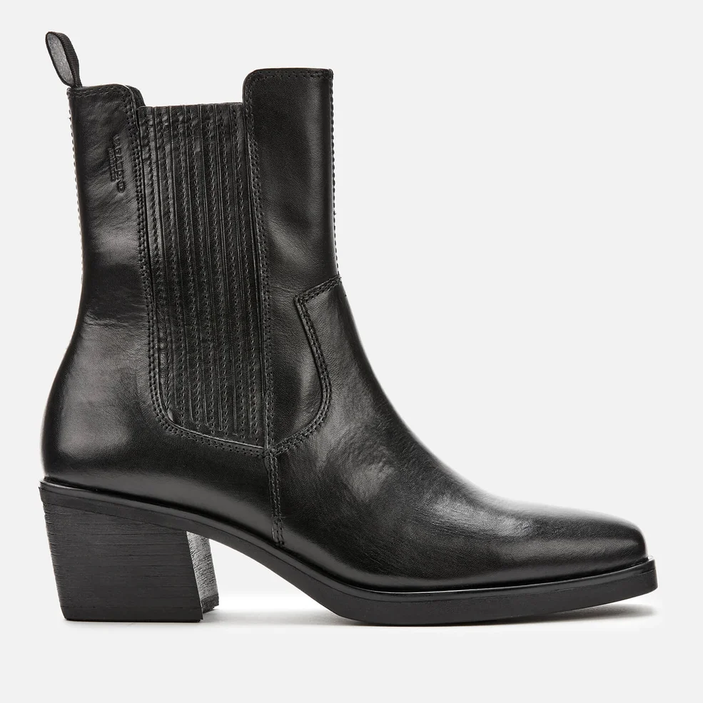Vagabond Women's Simone Leather Heeled Chelsea Boots - Black Image 1