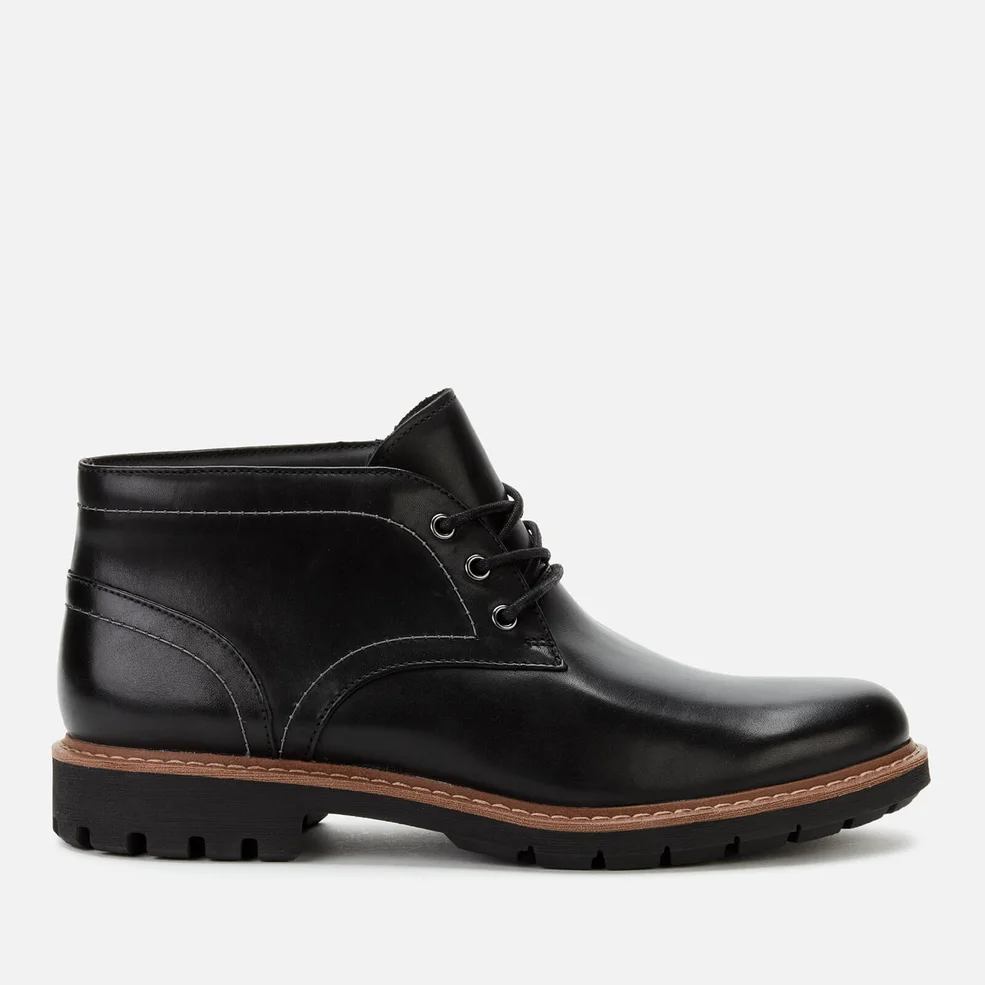 Clarks Men's Batcombe Lo Leather Chukka Boots - Black Image 1