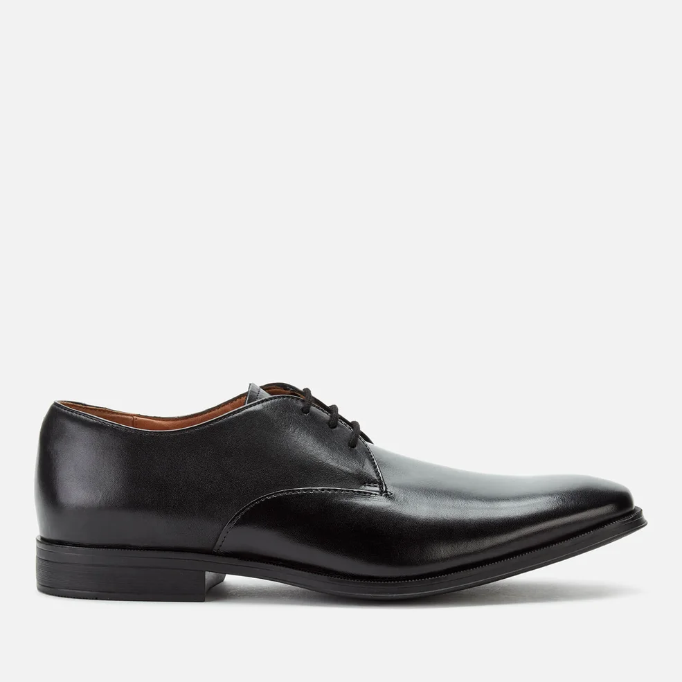 Clarks Men's Gilman Walk Leather Derby Shoes - Black Image 1