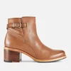 Clarks Women's Clarkdale Jax Leather Heeled Ankle Boots - Dark Tan - Image 1