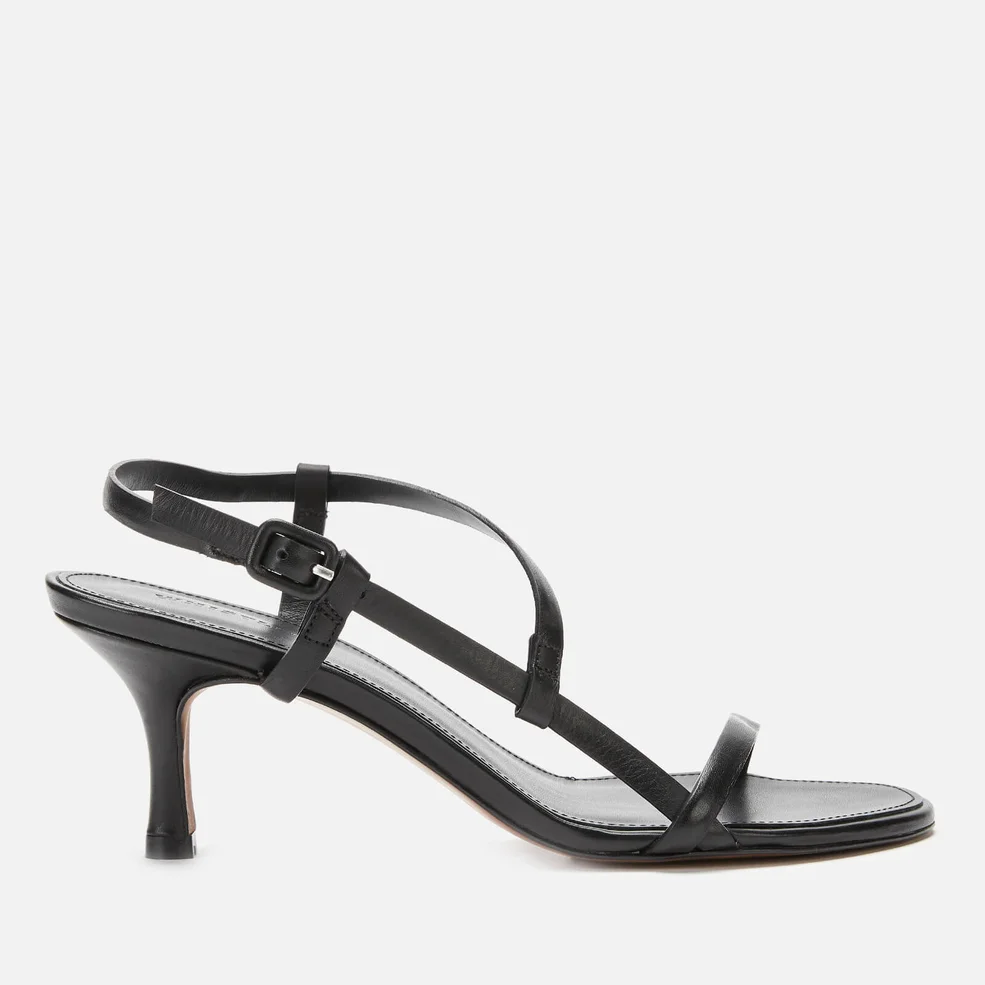 Whistles Women's Milana Asymmetric Heeled Sandals - Black Image 1