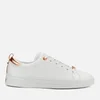 Ted Baker Women's Gielli Leather Low Top Trainers - White/White - Image 1