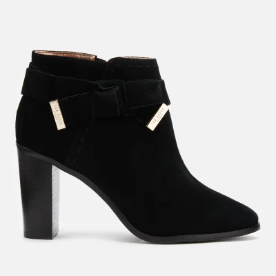 Ted Baker Women's Anaedi Suede Heeled Ankle Boots - Black
