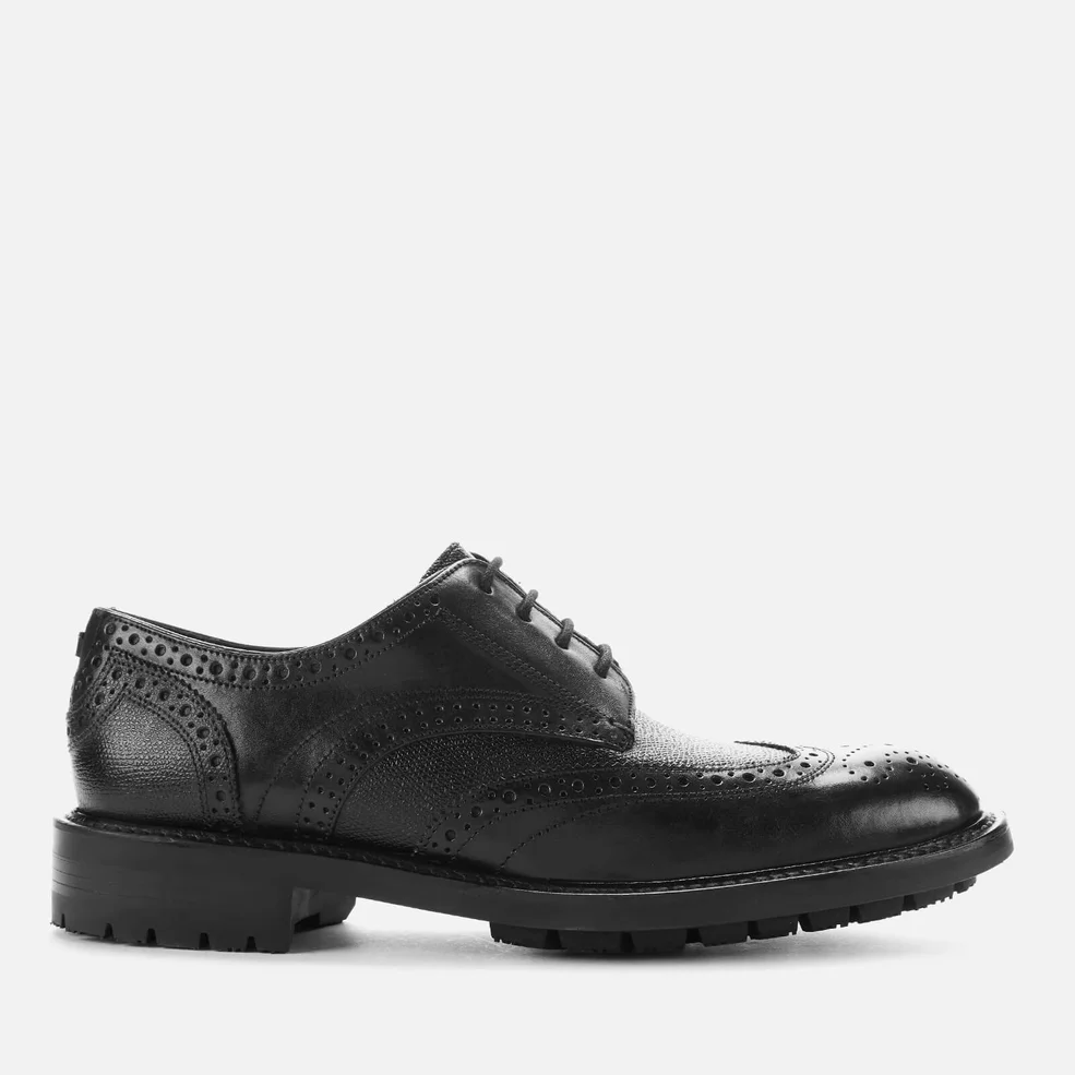 Ted Baker Men's Theruu Leather Brogues - Black Image 1