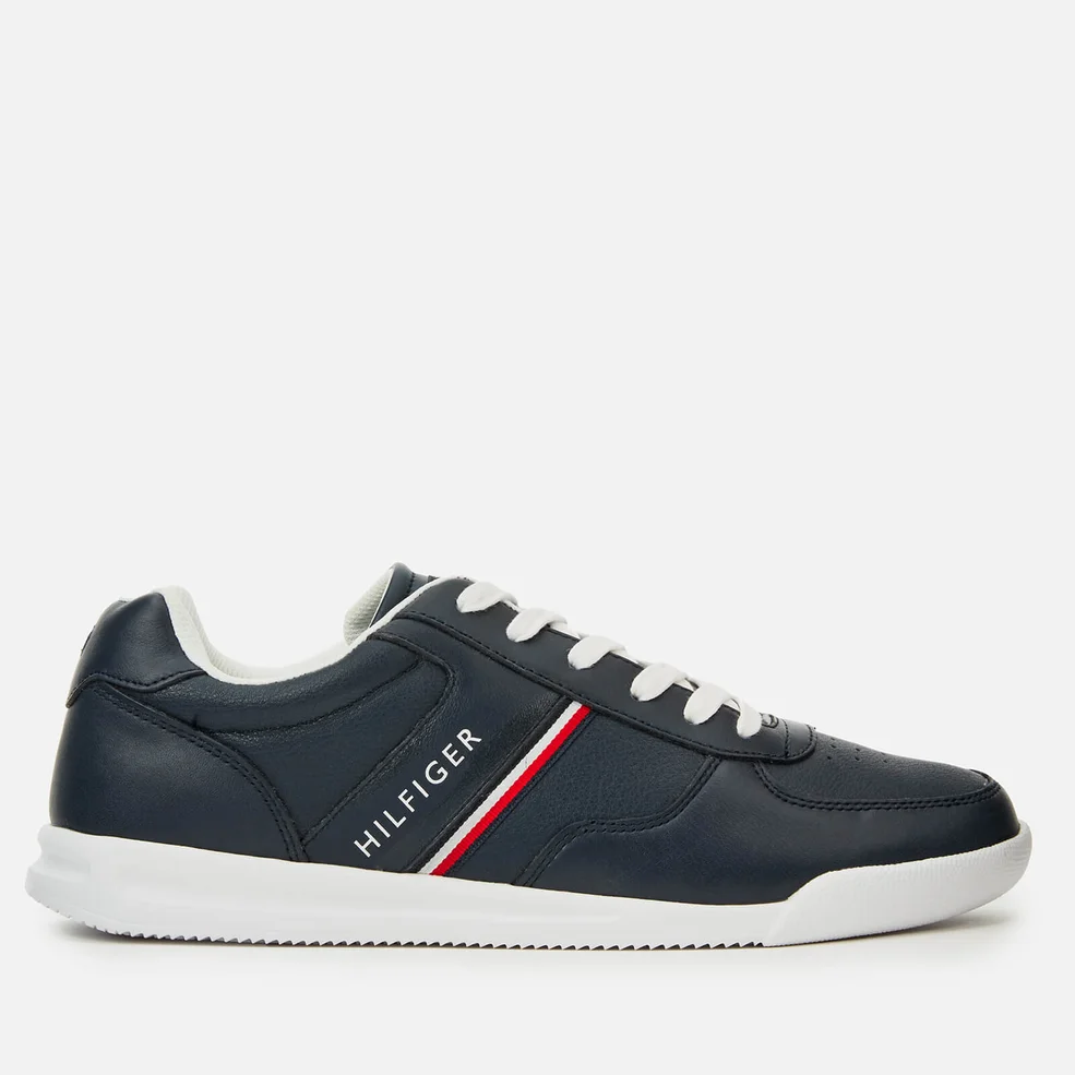 Tommy Hilfiger Men's Lightweight Leather Trainers - Midnight Image 1