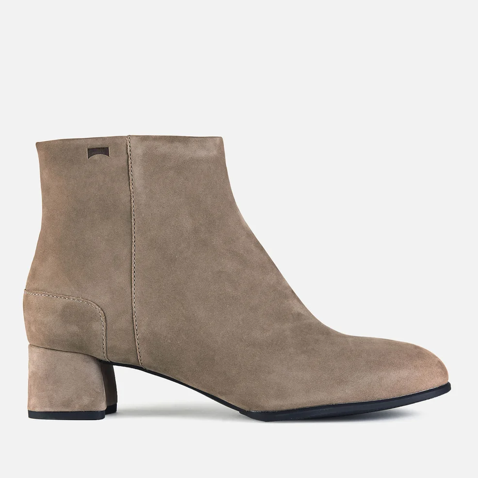 Camper Women's Katie Suede Heeled Ankle Boots - Tan Image 1