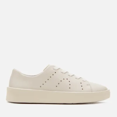 Camper Women's Courb Leather Low Top Trainers - Light Beige