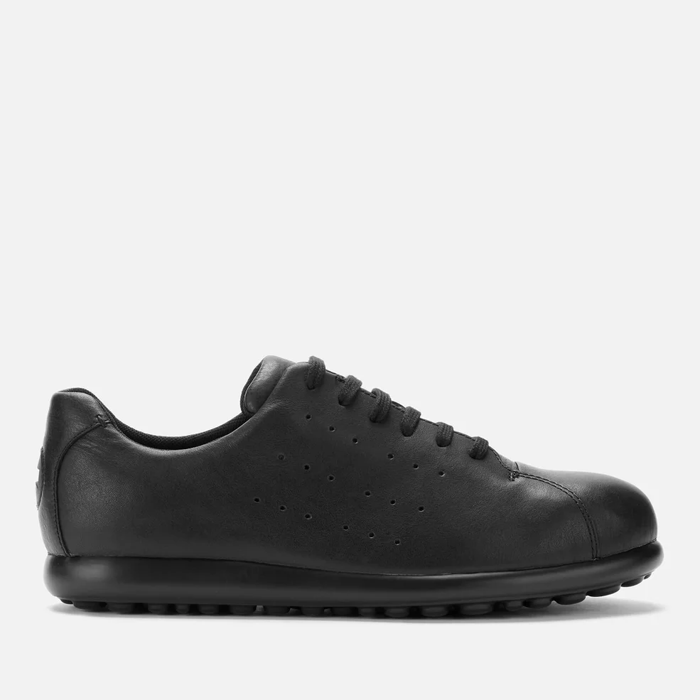 Camper Men's Pelotas Leather Low Top Shoes - Black Image 1