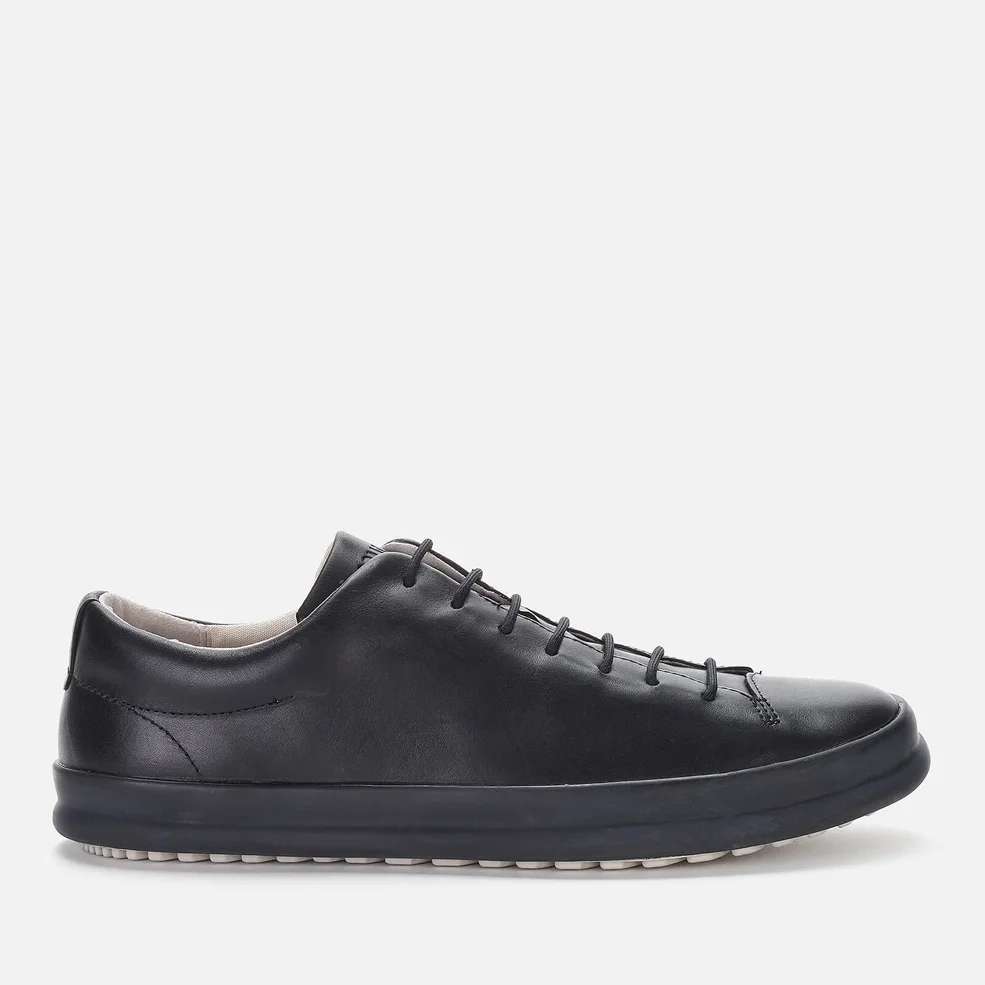 Camper Men's Chasis Leather Low Top Trainers - Black Image 1