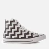 Converse Women's Chuck Taylor All Star Glam Dunk Hi-Top Trainers - White/Black/White - Image 1
