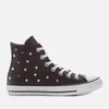 Converse Women's Chuck Taylor All Star Studded Hi-Top Trainers - Black/White/Black - Image 1