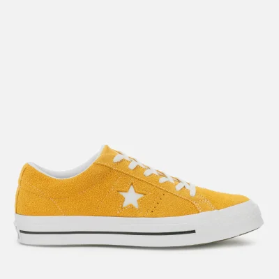 Converse Men's One Star Vintage Suede Ox Trainers - Gold Dart/White/Black