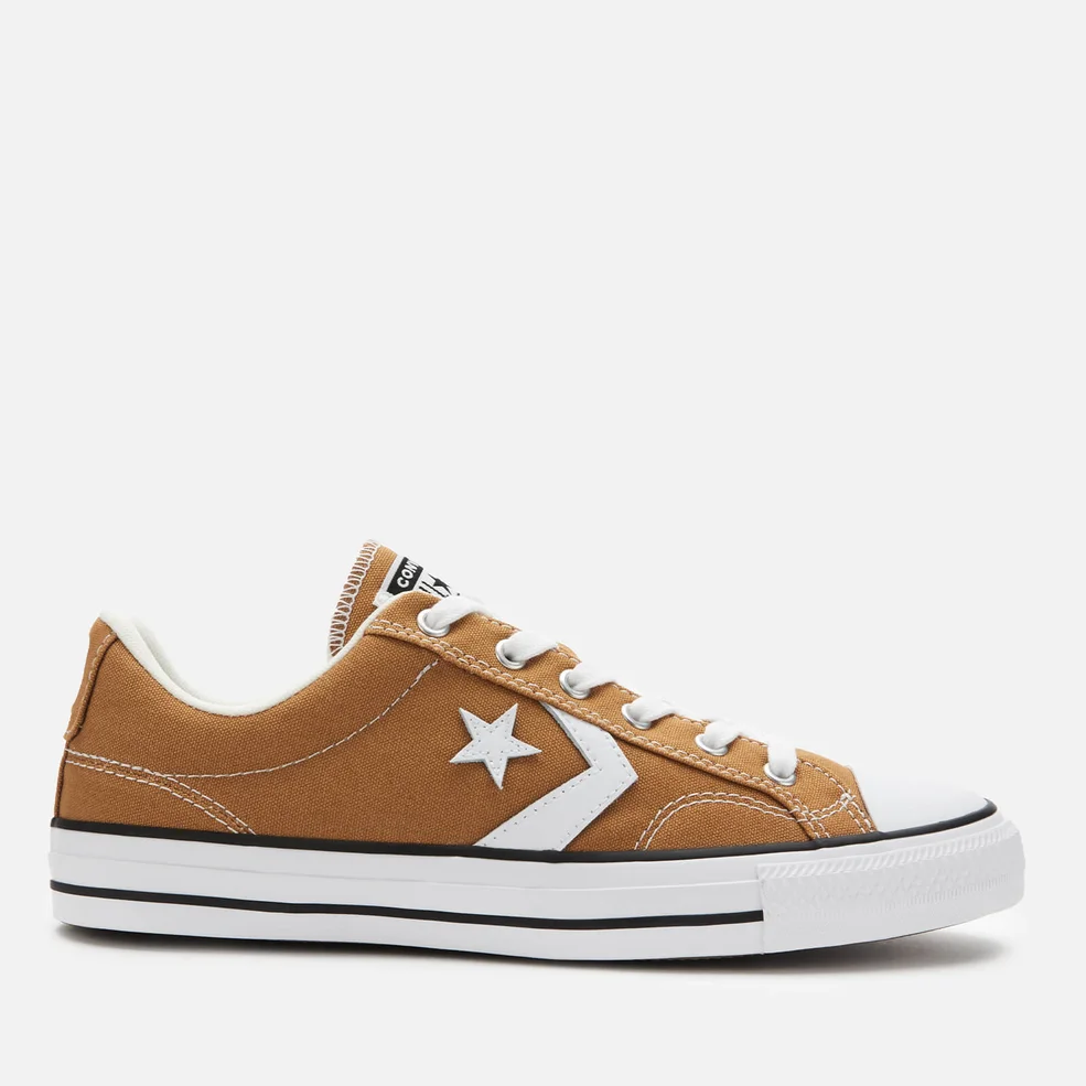 Converse Men's Star Player Ox Trainers - Wheat/White/Black Image 1