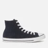 Converse Men's Chuck Taylor All Star Wide Wale Cord Hi-Top Trainers - Dark Obsidian/White/Black - Image 1