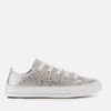 Converse Kids' Chuck Taylor All Star Galaxy Glimmer Ox Trainers - Silver/Ozone Blue/White - Image 1