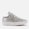 Converse Toddlers' Chuck Taylor All Star 1V Galaxy Glimmer Ox Trainers - Silver/Ozone Blue/White - Image 1