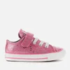 Converse Toddlers' Chuck Taylor All Star 1V Galaxy Glimmer Ox Trainers - Mod Pink/Obsidian/White - Image 1