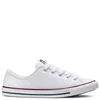 Converse Women's Chuck Taylor All Star Dainty Basic Canvas Ox Trainers - White/Red/Blue - Image 1