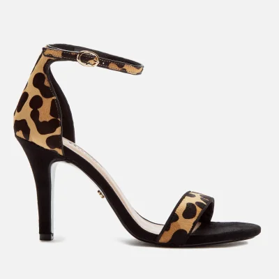 Dune Women's Mydro Leopard Print Barely There Heeled Sandals - Leopard