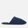 Polo Ralph Lauren Men's Summit Scuff Tartan Lined Slippers - Navy/Red - Image 1