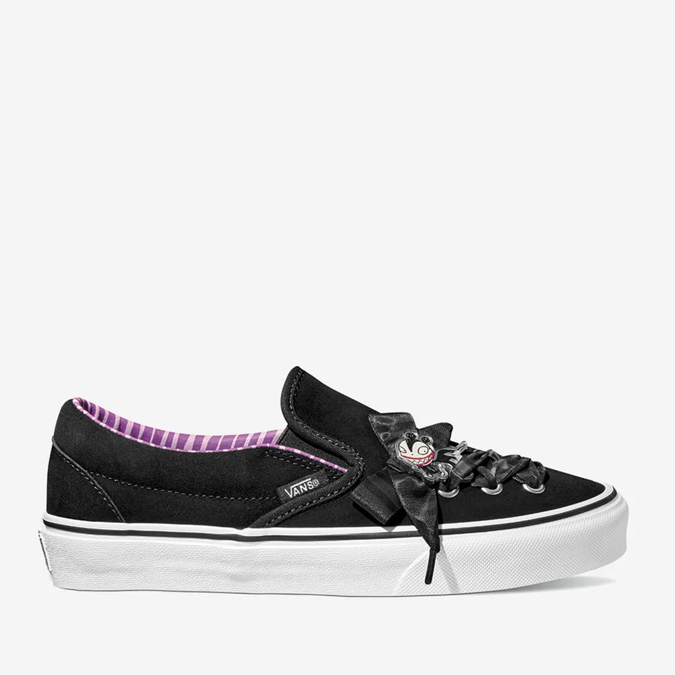 Vans X The Nightmare Before Christmas's Haunted Toys Classic Slip-On Lace Trainers - Black Image 1