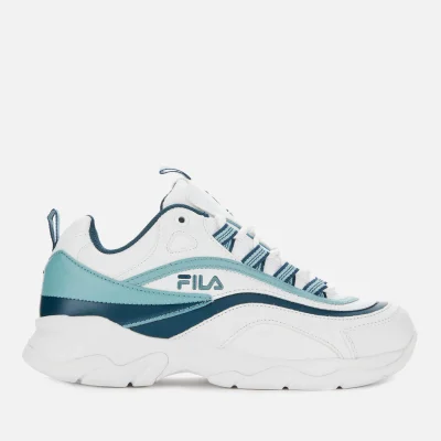 FILA Women's FILA Ray Trainers - White/Legion Blue