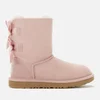 UGG Kids' Bailey Bow II Lace Back Sheepskin Boots - Pink Crystal - Image 1