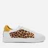 Dune Women's Ellenie S Leather Low Top Trainers - Yellow - Image 1