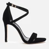 MICHAEL MICHAEL KORS Women's Antonia Velvet Heeled Sandals - Black - Image 1