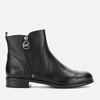 MICHAEL MICHAEL KORS Women's Karsyn Leather Flat Ankle Boots - Black - Image 1