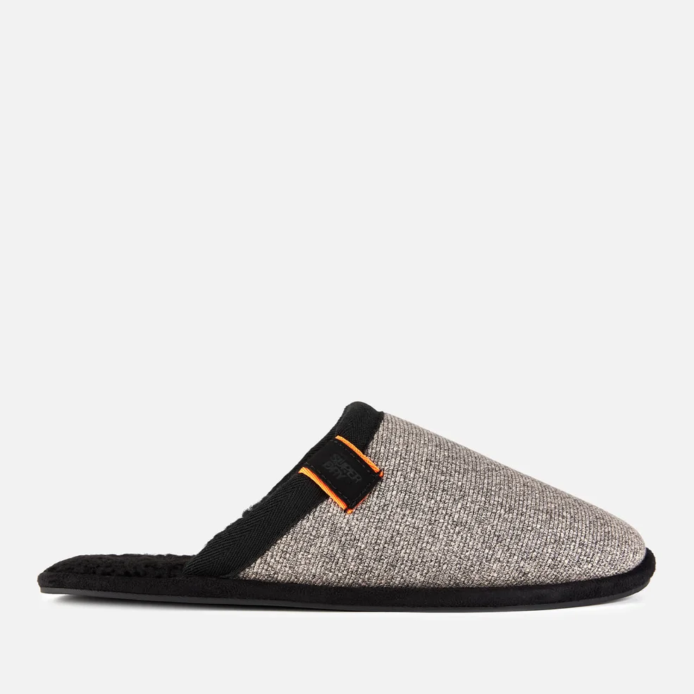 Superdry Men's Classic Mule Slippers - Grey Image 1